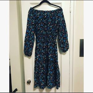 Club Monaco Printed Midi Dress